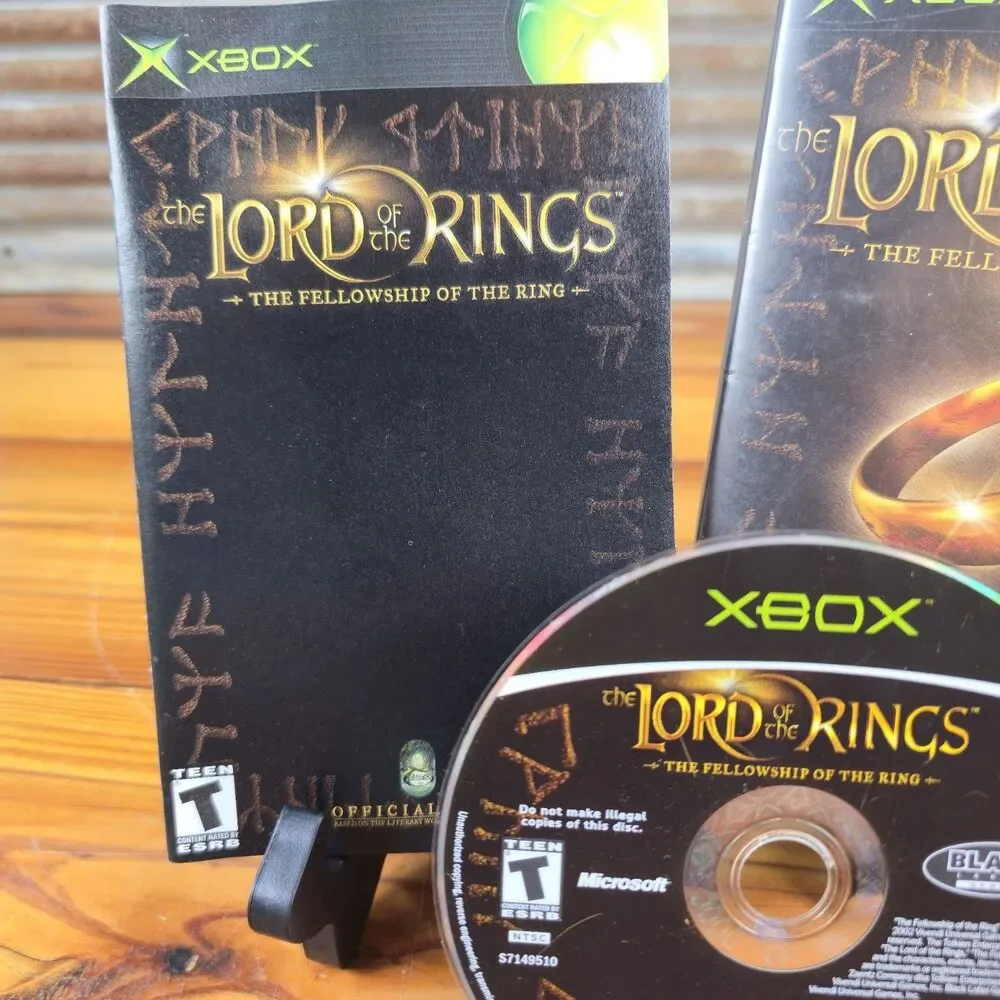 Lord of the Rings The Fellowship of the Ring Xbox + Complete Tested NICE!